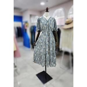 스테파니 세이브존08 꽃소매 퍼프 원피스 A25SO5210