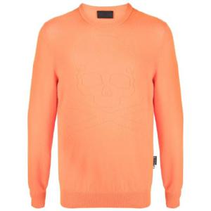 26 SS 필립플레인 파인 니트 스컬 모티프 스웨터  SABCMKO1093PKN002N TP432382652