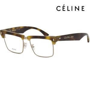 셀린느 안경테 CL50013U 039 하금테 두꺼운 호피 반뿔테 패션 금테 명품