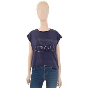 [숲]봉쥬르 프린트 롤업 캡소매티 SB6ST821