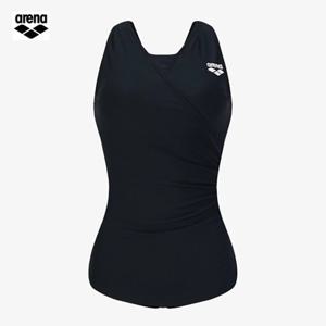 아레나 벨라 A5BL1LS02 BLK (주머니백 증정) 여성일반 브라컵내장 U백 원피스 실내수영복