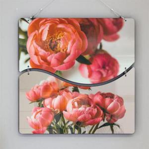 아트박스/꾸밈 nn420-멀티아크릴액자_풍수부귀화모란(2단물결)