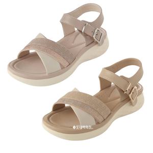 [엘칸토(여성화)][엘칸토]여성화 LD79 초경량 캐주얼 샌들 LCWW28U526핑크,베이지