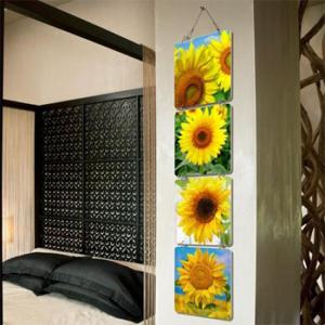 아트박스/꾸밈 ny864-멀티아크릴액자_매력적인노란색의해바라기(