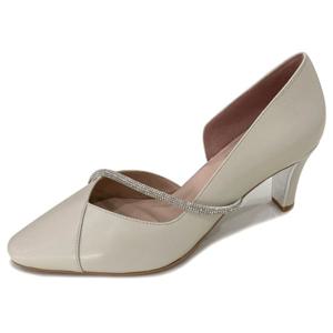 [에스콰이아(남성화)]여성화 천연양가죽 사이드오픈 7cm펌프스 PFESHP575