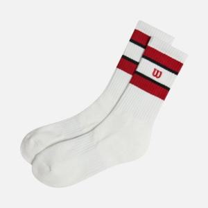 윌슨양말 LQC W241006GSO24-IVY 유니 골프 스트라이프 크루 양말