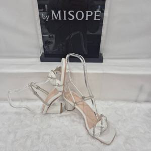 [미소페]By미소페 투웨이 큐빅 스트랩 샌들 112HH424YZ002 IVORY
