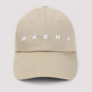 마르니 로고 자수 코튼 베이스볼 캡 CLMC0091S2 UTC541 00W25
