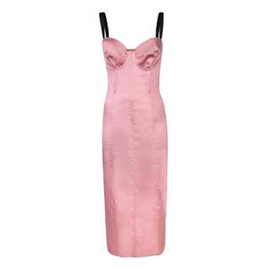 Dolce   Gabbana 새틴 송아지 길이 코르셋 드레스 F6DIHTFURAG F0844 TP944140642