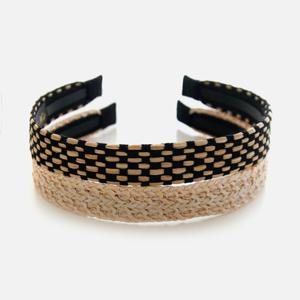 제이로렌 라탄 빈티지 바캉스 헤어밴드 H01427