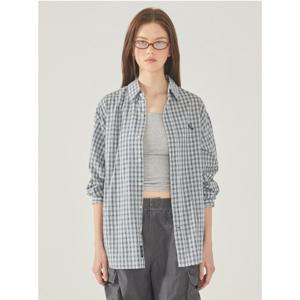 [후아유] 공용 Loose-fit Check Shirts (U) WHYCF3733U