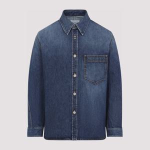 지방시 체스트 포켓 데님 오버셔츠 BM615W516L 401