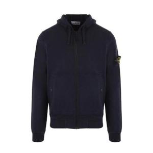 Stone Island 로고 패치 지퍼 후드티 791561620 V0020 TP944327382