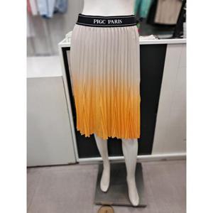 SW0DCU20466슈페리어골프 여성 변형주름 그라이데이션 스커트