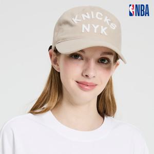 [엔비에이]선물추천 NBA 남녀공용 아플리케 소프트 볼캡 모자 N255AP271P