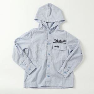 [지프 키즈]MARIO스트라이프 후드 셔츠 KO2SHU002