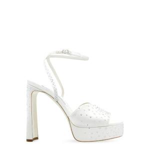 Jimmy Choo Karli 125 장식 샌들 KARLIPF125BRZ IVORYCRYSTAL TP934405653