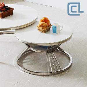 [씨엘] 아르덴 원형 듀얼 세라믹 소파테이블 S