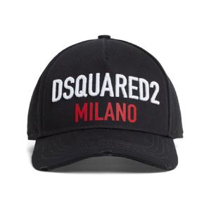 디스퀘어드2 로고 자수 베이스볼 캡 모자 BCM091705C00001