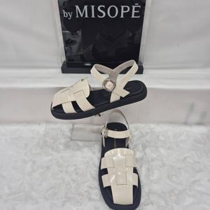 [미소페]By미소페 논슬립 유광 피셔맨 샌들 112HH424PI023 IVORY