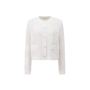 [듀엘]플라워 자카드 니트 가디건 D252KSL039