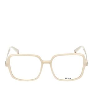 훌라 아이보리 스퀘어 풀 림 아세테이트 안경테 VFU632 0702