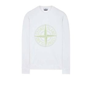 라프리마 스톤아일랜드 65484 스티치 포 프린트 스웻셔츠 가먼트다잉 컴파스로고 자수 맨투맨 7815654