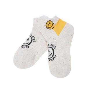 여성 스마일 패치 메란지 단목 양말 521E3SC001WH