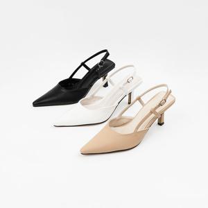 [신난다슈] 여성 슬링백 힐 7cm 3종 여자 스틸레토 펌프스 슬링백 구두 힐 미들힐 NF259009