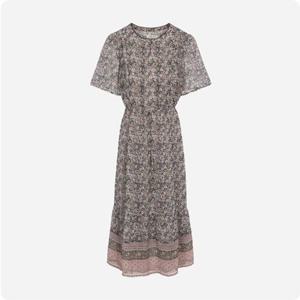 [써스데이아일랜드](T256MOP160W)프릴 포인트 보더믹스 원피스