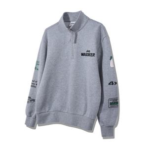 [지프]JP1TSU840 왜고니어 소매 프린트 반넥 맨투맨 2024년 멜란