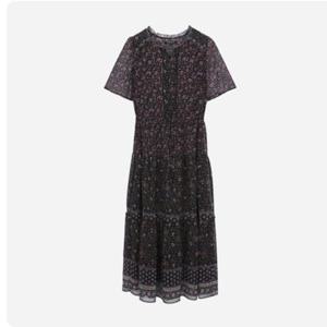 [써스데이아일랜드](T256MOP156W)보더패턴 믹스 원피스