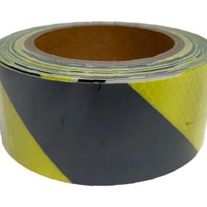 130508 고휘도 위험 반사테이프 형광/흑 50mm