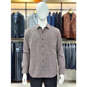 런던포그 세이브존04 글렌체크 긴팔 셔츠 LMF3A502a