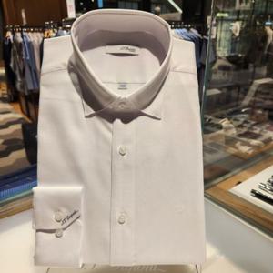 듀퐁셔츠 SE5FM21LS305SWH 컴포터블 터치감이 부드러운 레이온 혼방 스트레치 슬림 핏 셔츠