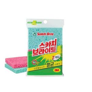 스카치 수세미 스카치브라이트 셀룰로우즈 수세미 2매입