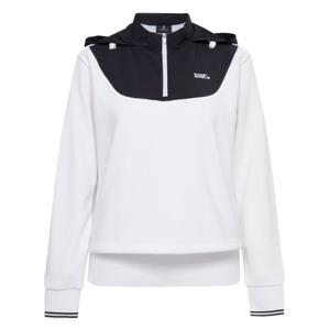 [와이드앵글]여성 TO 우븐 MIX 쿼터 집업 후드 WWU25231W3