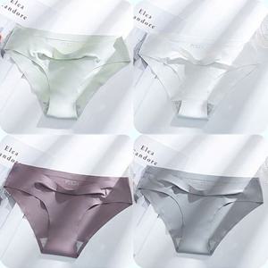 여자팬티 XL 4장 노라인 심리스 삼각 이너팬티 속옷