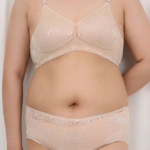 빅사이즈 고급 노와이어 메쉬 B컵 브라