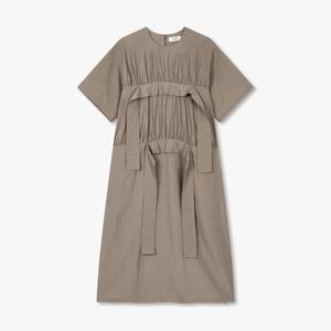 [톰보이] 프릴장식 반팔 원피스 9105341103