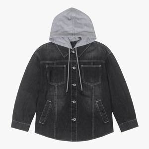 [더데이걸]힙해 박시 데님 셔켓TGJA25802