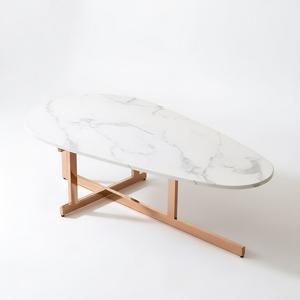 스코나 하일런 대리석 스물방울 스텐 스틸 거실 소파 테이블 좌탁