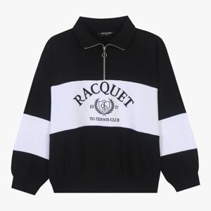 [더데이걸]박시 반집업 맨투맨티셔츠TGMA24T02