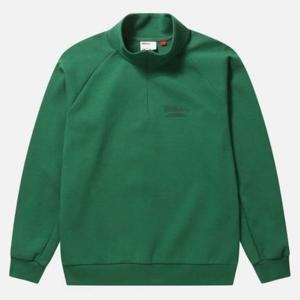 윌슨긴팔티 LQC W243001LHT82-GRN 남성 테크코튼 하프 집업 맨투맨