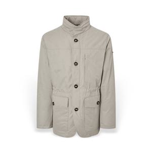 [헤지스] 남성 포켓배색 면혼방 다운점퍼 HZJU5D471I1