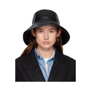 몽클레어 버킷햇 Moncler x EE72 블랙 가죽 버킷햇 252171F015000