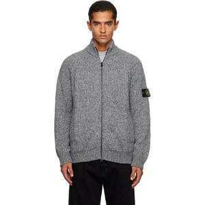 26 SS 스톤아일랜드 남성 그레이 5100051 울 가디건 252828M200002