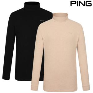 PBS 남성 로고 자수 반목 긴팔 이너 티셔츠 111E3TI011