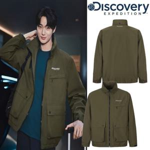 [디스커버리] 남성 하이넥 블루종 사파리 워크 자켓 DMWJ27054 OLD