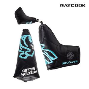 레이쿡 씨울프 퍼터 헤드 커버 블랙 [블레이드형]